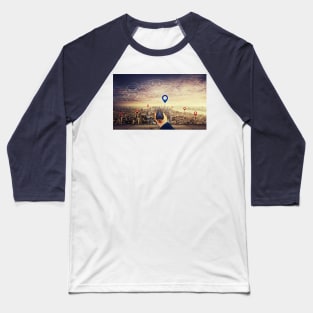 Searching for location Baseball T-Shirt